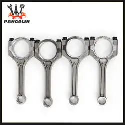 4pcs 23510-2B100 Engine Connecting Rod for 2006–2019 Hyundai Accent i20 Solaris, Kia Rio Cee'd Venga G4FA 1.4L