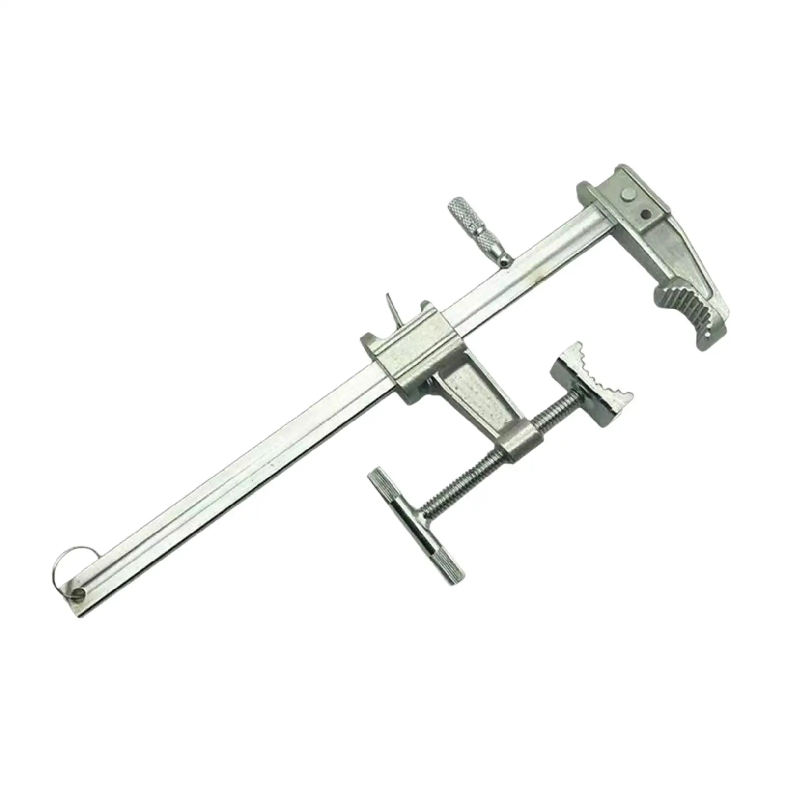Clamp-on Rod Holder Portable Lightweight Heavy Duty Rustproof Clamp on Fishing Rod Mount for Bridge Ship Canoe Angler Yacht