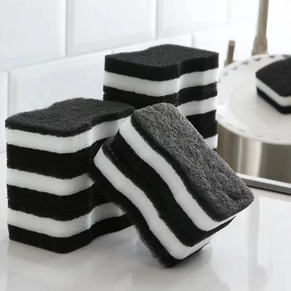 

loofah Wash Dishes Two-sided Cleaning Small Objects Kitchen Supplies Scouring Pad Sponge Brush Magic Sponge Cleaning Wipe