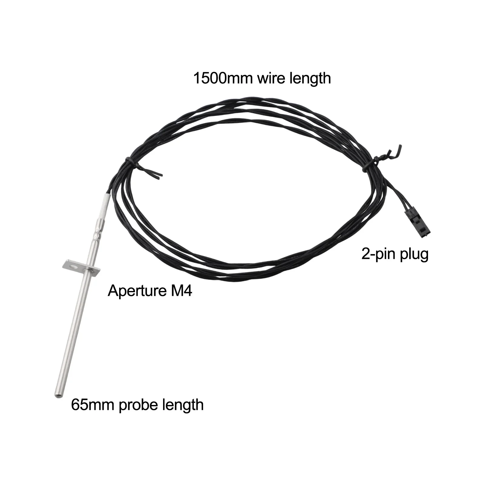 

Accurate and Reliable Thermal Measurement with this Replacement Thermistor Probe for Pellet Stoves Model For 32011744