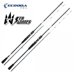 ECOODA ESCP canna da pesca Offshore per barche 1.95/2.15/2.4 M Full Fuji Parts Spinning/Casting Rod Rock Fish