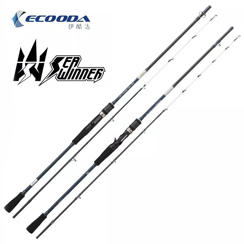 ecooda vara de pesca de barco offshore pecas completas fuji rod de fiacao e fundicao escp 195 m 215 m 24 m 01