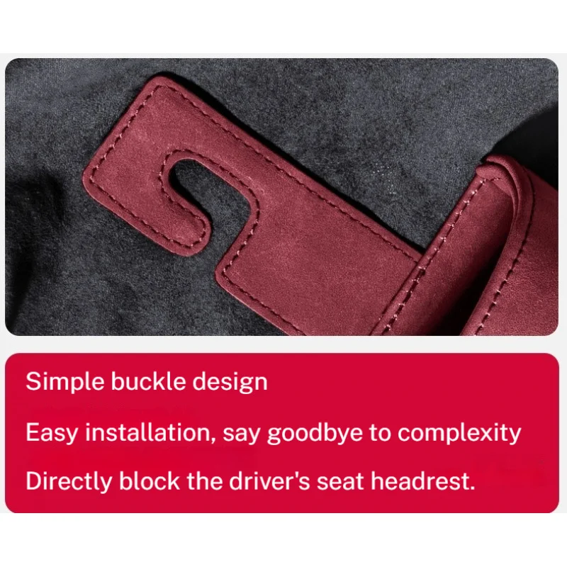 Car Rear Seat Holder Hook Storage Box Organizer For Porsche Macan Cayenne Extra-Wide Opening Drink Cup