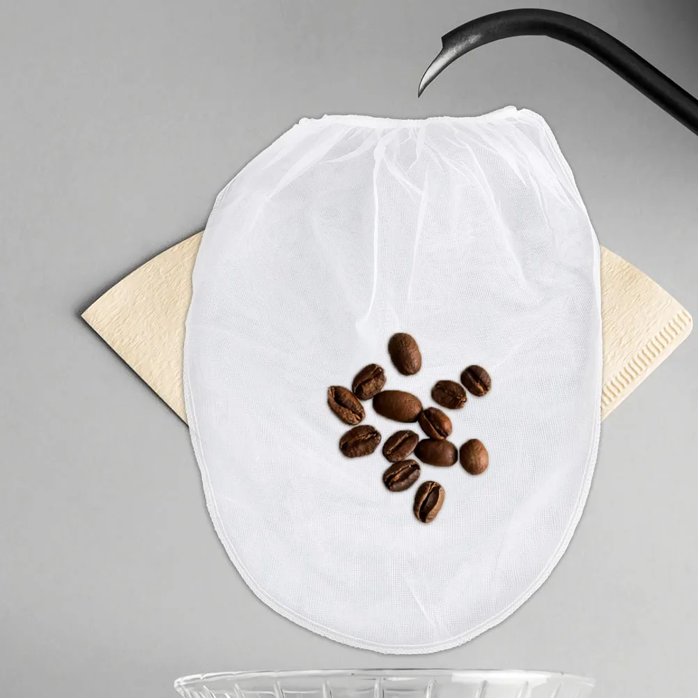 

10pcs Paint Bag White Nylon Mesh Oil Paints Filter Exterior Wall Coating Fine Paint Filter Workmanship Practical