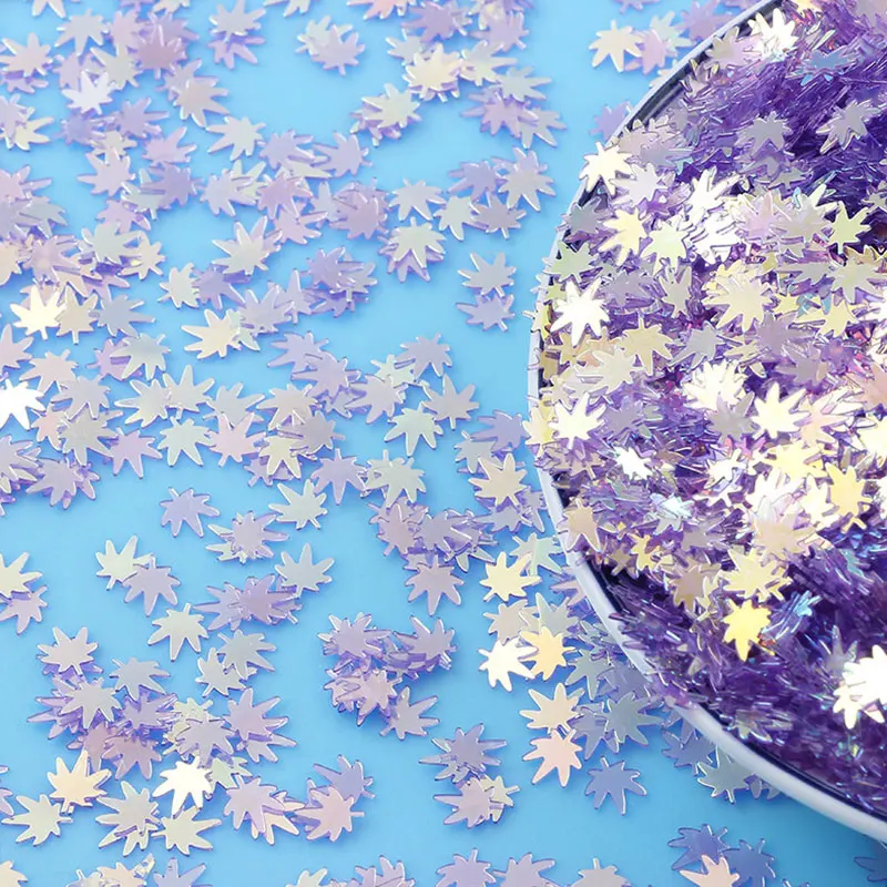 10g/20g/50g/ sequins PVC sequins golden maple leaves/snowflakes/sheep with a sheep/variety of sequins in bulk sequins craft sequ