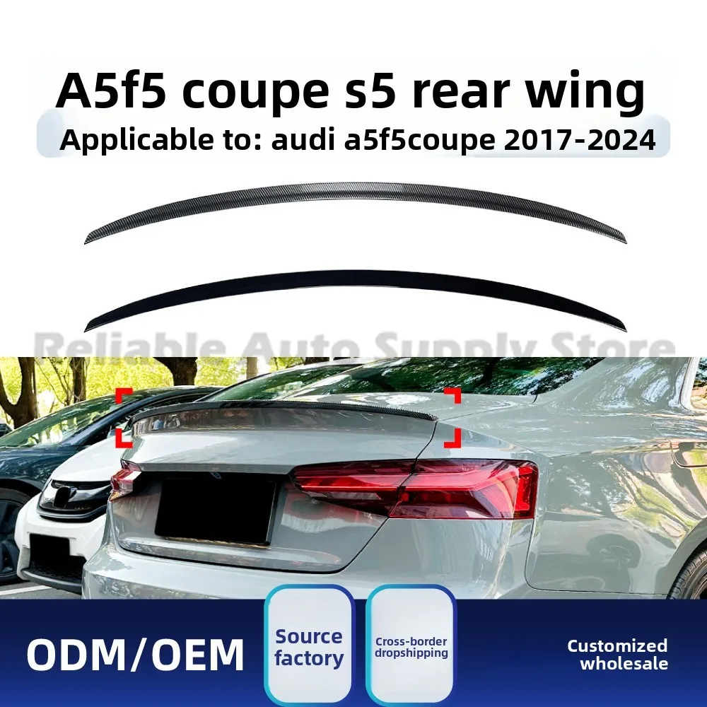 

For Audi A5 F5 2017-2024 S5 Rear Spoiler Wing High Performance Aerodynamic Design Durable Lightweight Modification Part