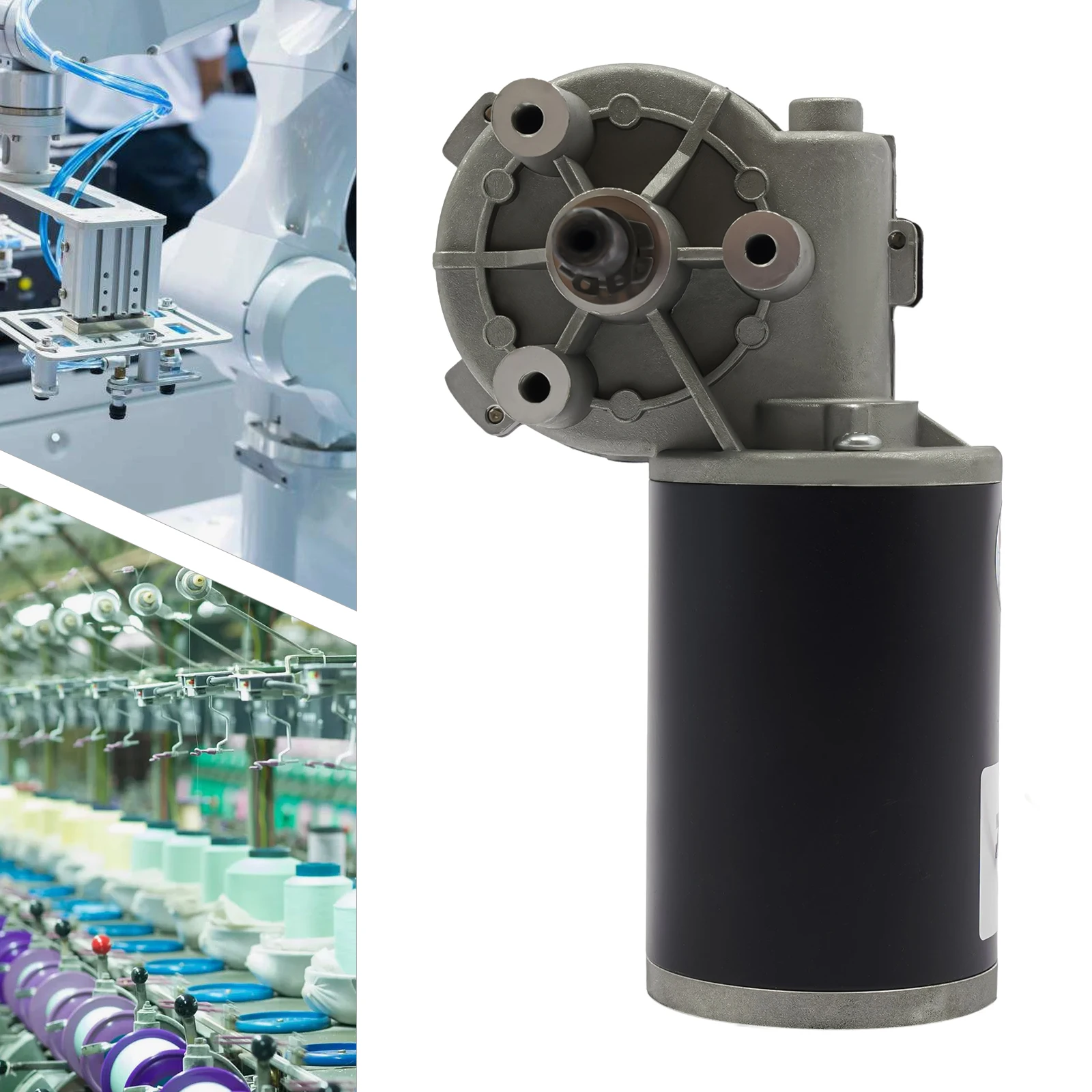 Motore a velocità variabile con meccanismo di riduzione dell'ingranaggio integrato, potenza 60 W, velocità 220 giri/min, costruzione durevole, facile da pulire