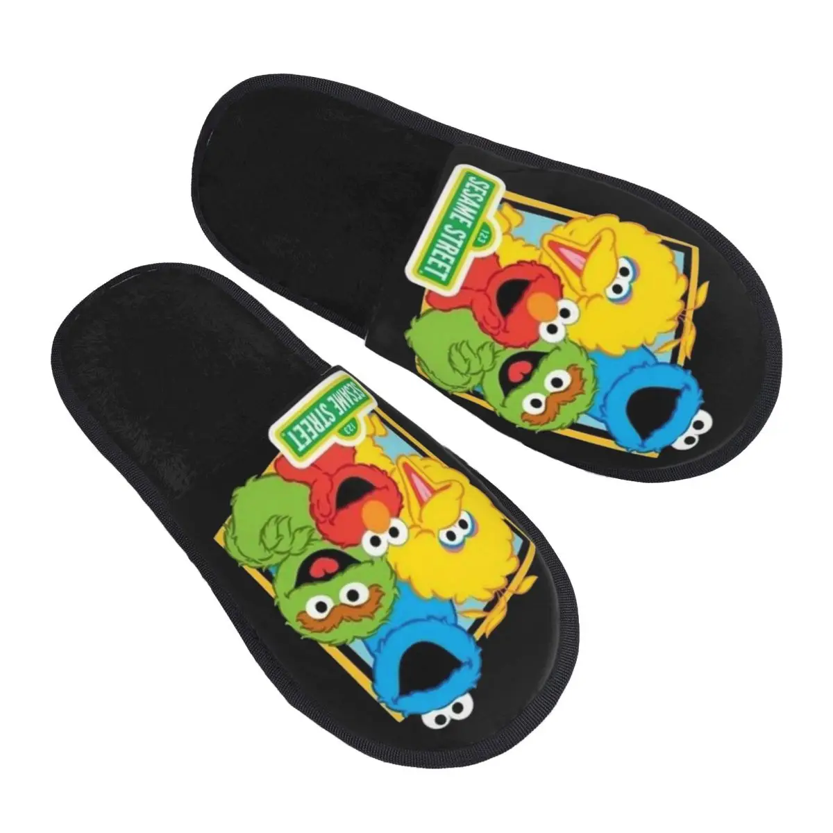 

Custom Cookie Monster Television Programs Guest Slippers for Hotel Women House Slipper