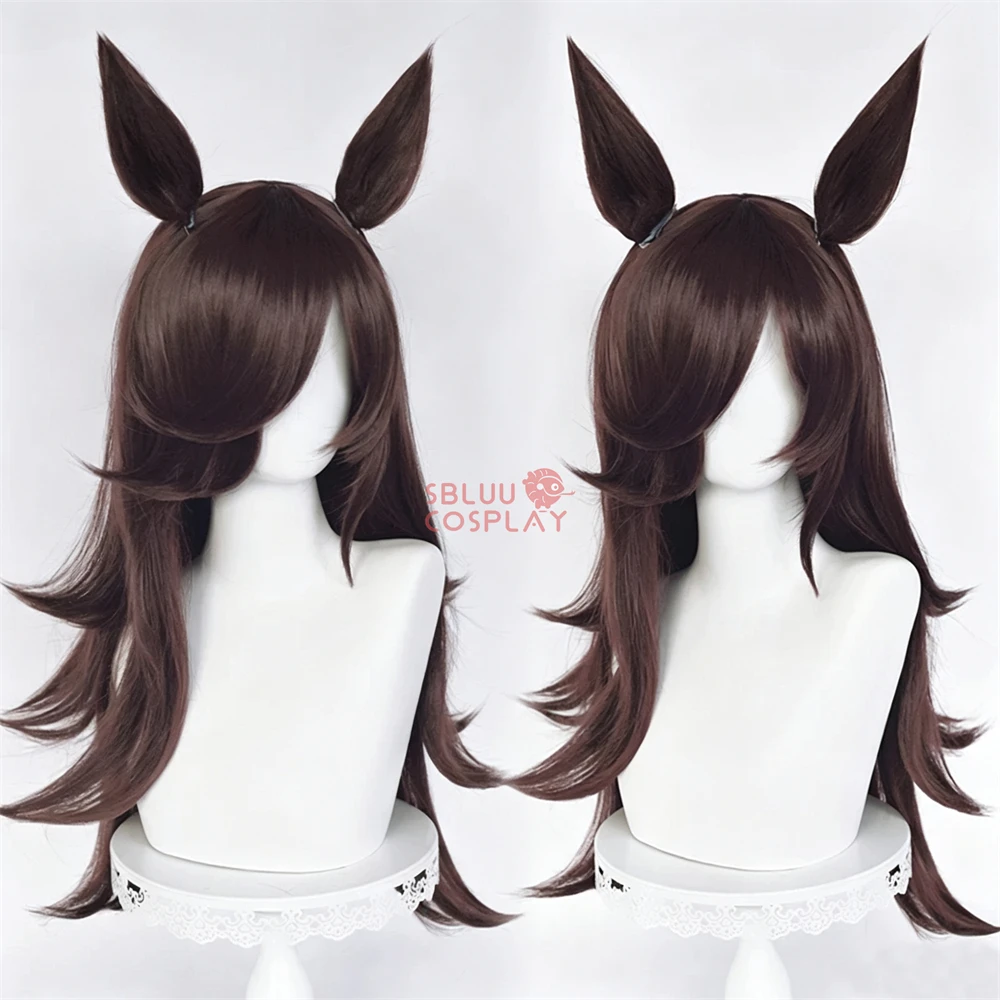 SBluuCosplay UMPD Rice Shower Cosplay Wig Ears Tail Game Roleplay Party Costume Prop Synthetic Hair Heat Resistant Fiber view 2