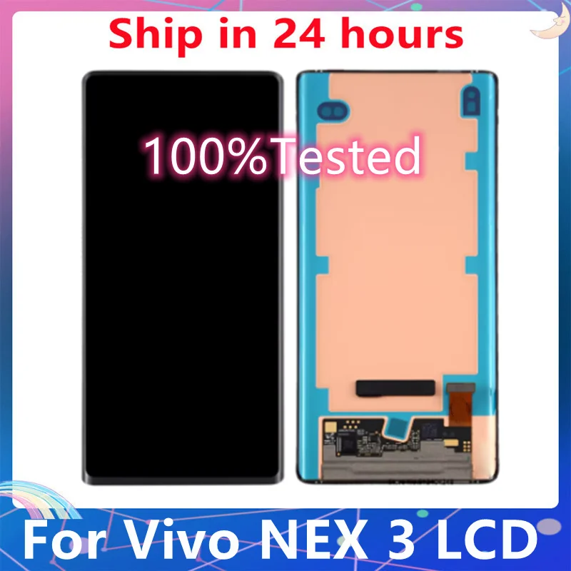 high quality Display NEX 3 LCD Display and Digitizer Full Assembly for Vivo NEX 3 LCDTouch Screen Mobile Phone Replacement Parts