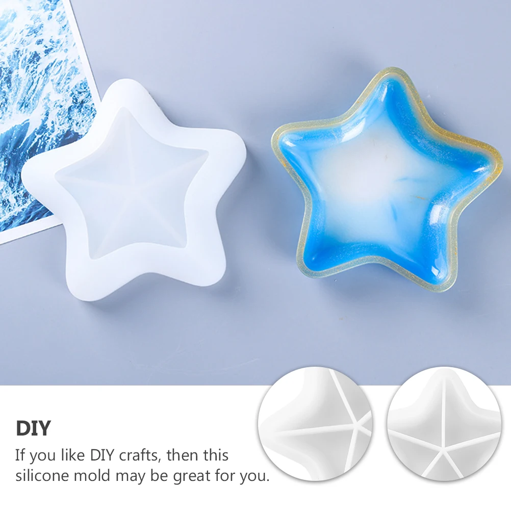 

Dish Mold Epoxy Silicone Molds Key Chain Tray Silica Gel Diy Crafts