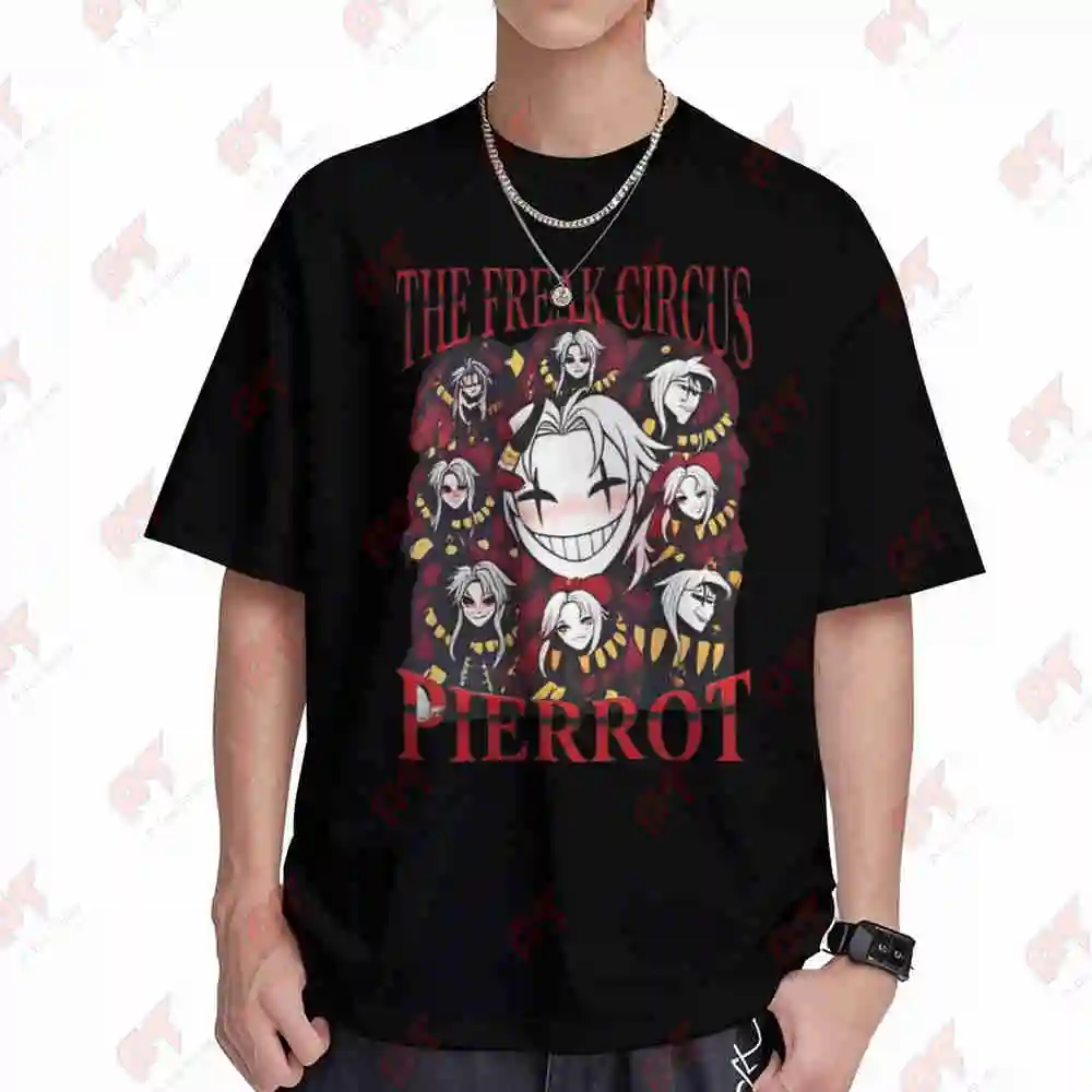 The Freak Circus Pierrot Short Sleeve Tee 100% Cotton T-Shirt
