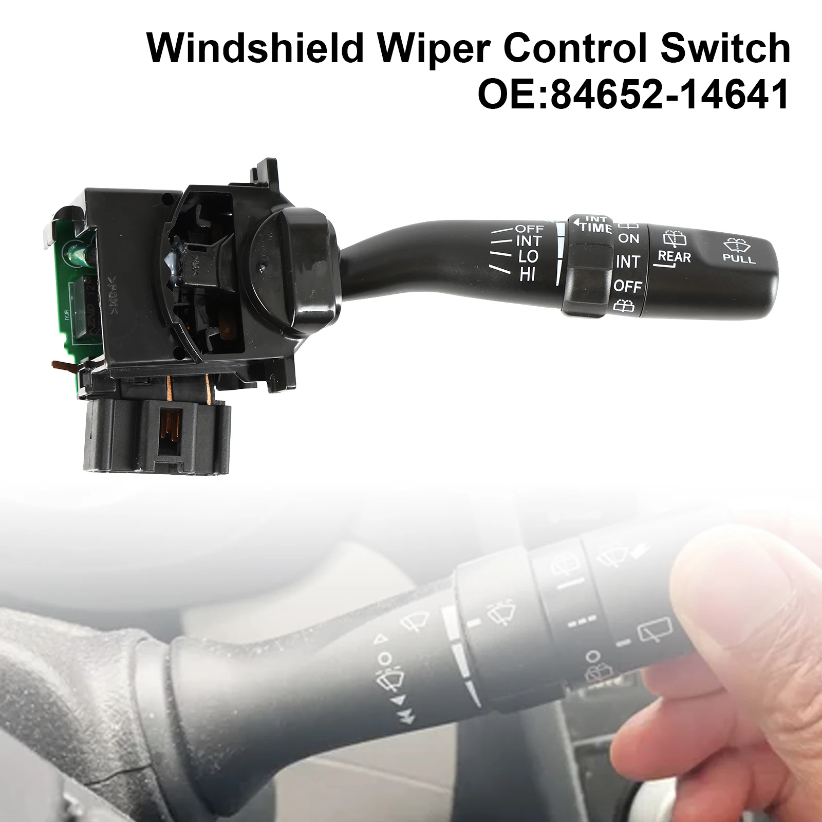 Artudatech Windshield Wiper Control Switch 84652-14641 for Toyota 00-05 4Runner 98 Supra Car Accessories