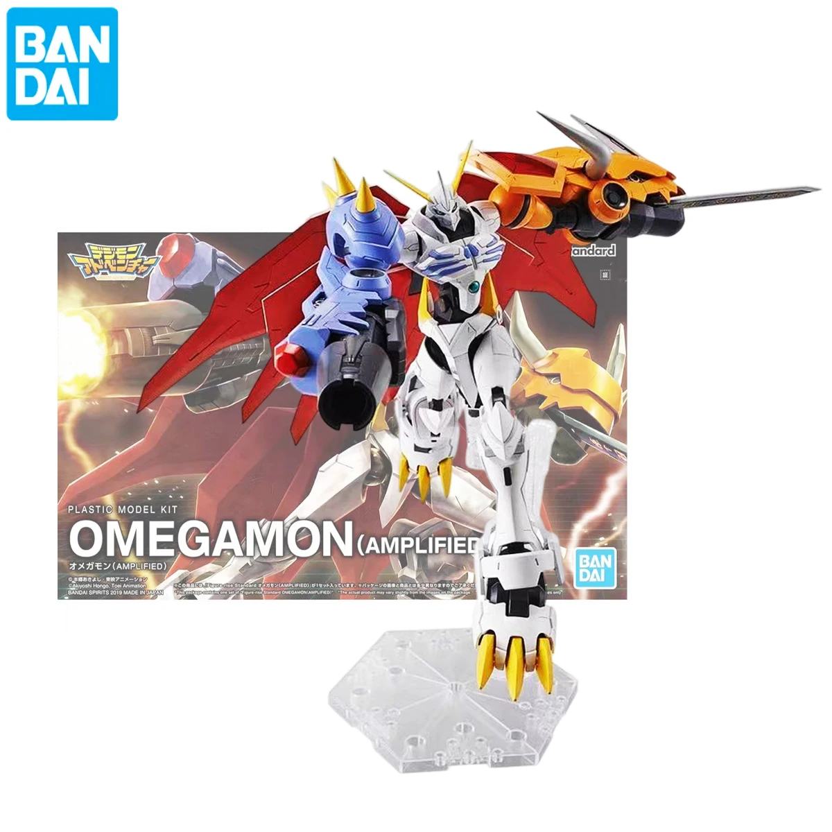 

BANDAI Digimon Adventure Original In Stock FRS Figure Rise Omegamon Assembly Action Figures Anime Figurine Toys