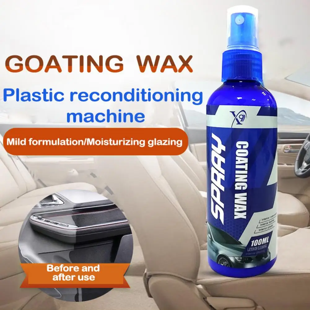 

Car Restoration Kit Revitalize Car's Interior with Advanced Technology 100ml Car Interior Cleaner for Wide Application Faux