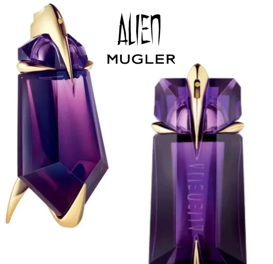 Женские духи Thierry Mugler Shaped 100 мл/3,4FL. Таинственная бутылка с аметистом OZ как инопланетянное сокровище.