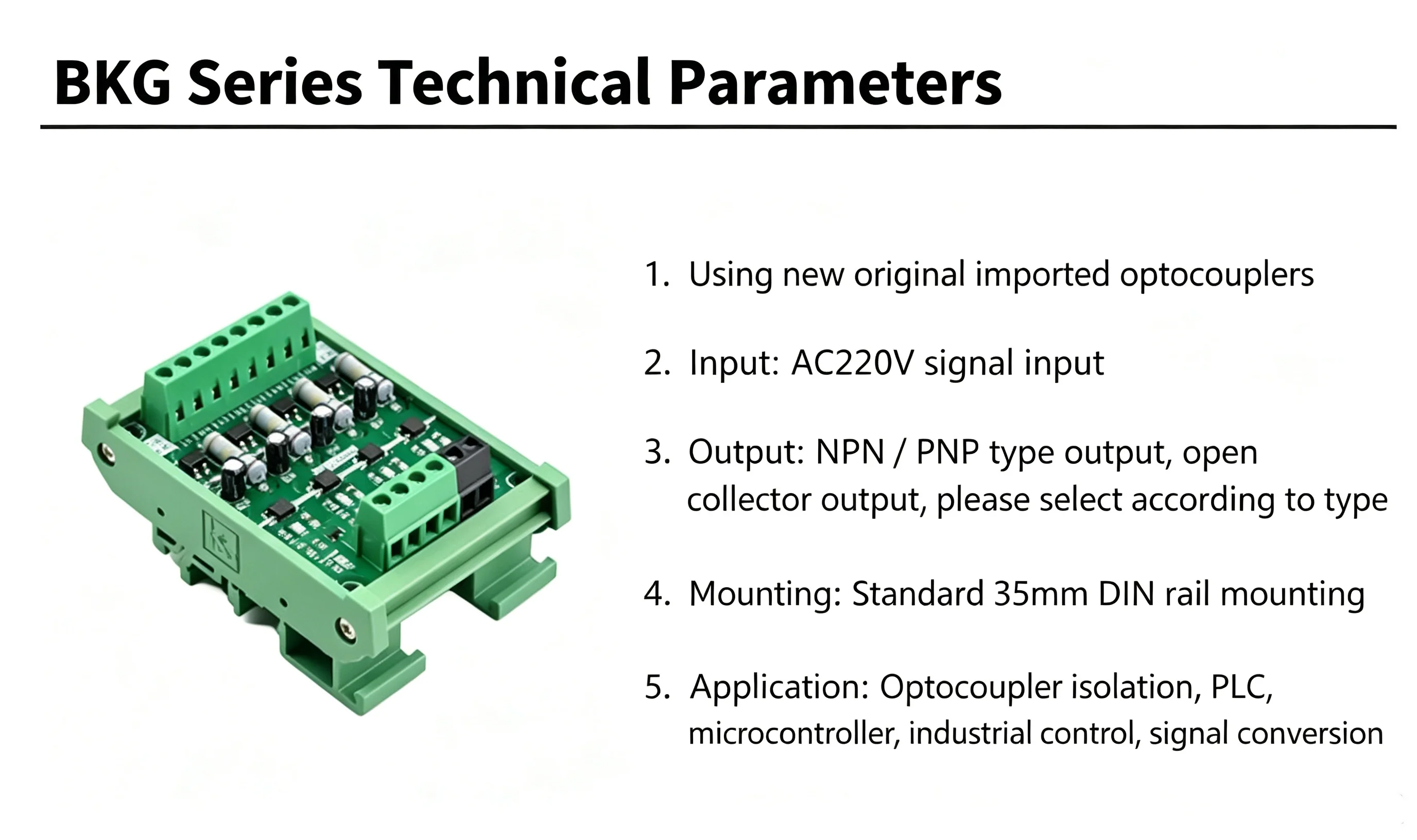 1pcs/lot 4-channel optocoupler isolation 220V signal acquisition module AC to DC signal PLC microcontroller 220V to 5V24V