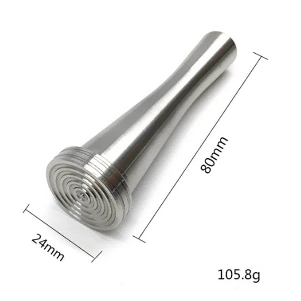 B26B Stainless Steel Coffee Tamper Filling Tool,Espresso Tamper Compatible For Nespresso Machine Solid Tamper Tool