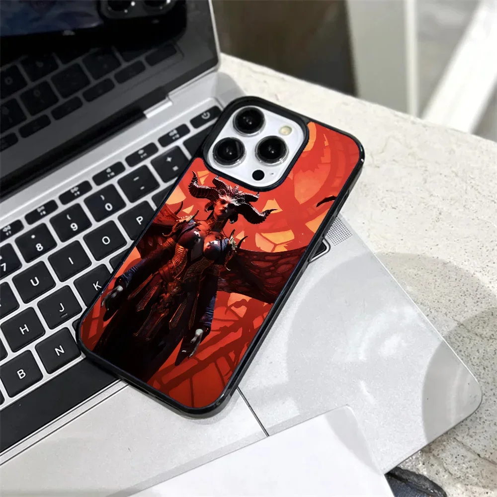 Diablo 4 Game Phone Case Strong Magnetic For IPhone 15 14 13 Pro Max 11 12 Mini Alex Mirror For Magsafe