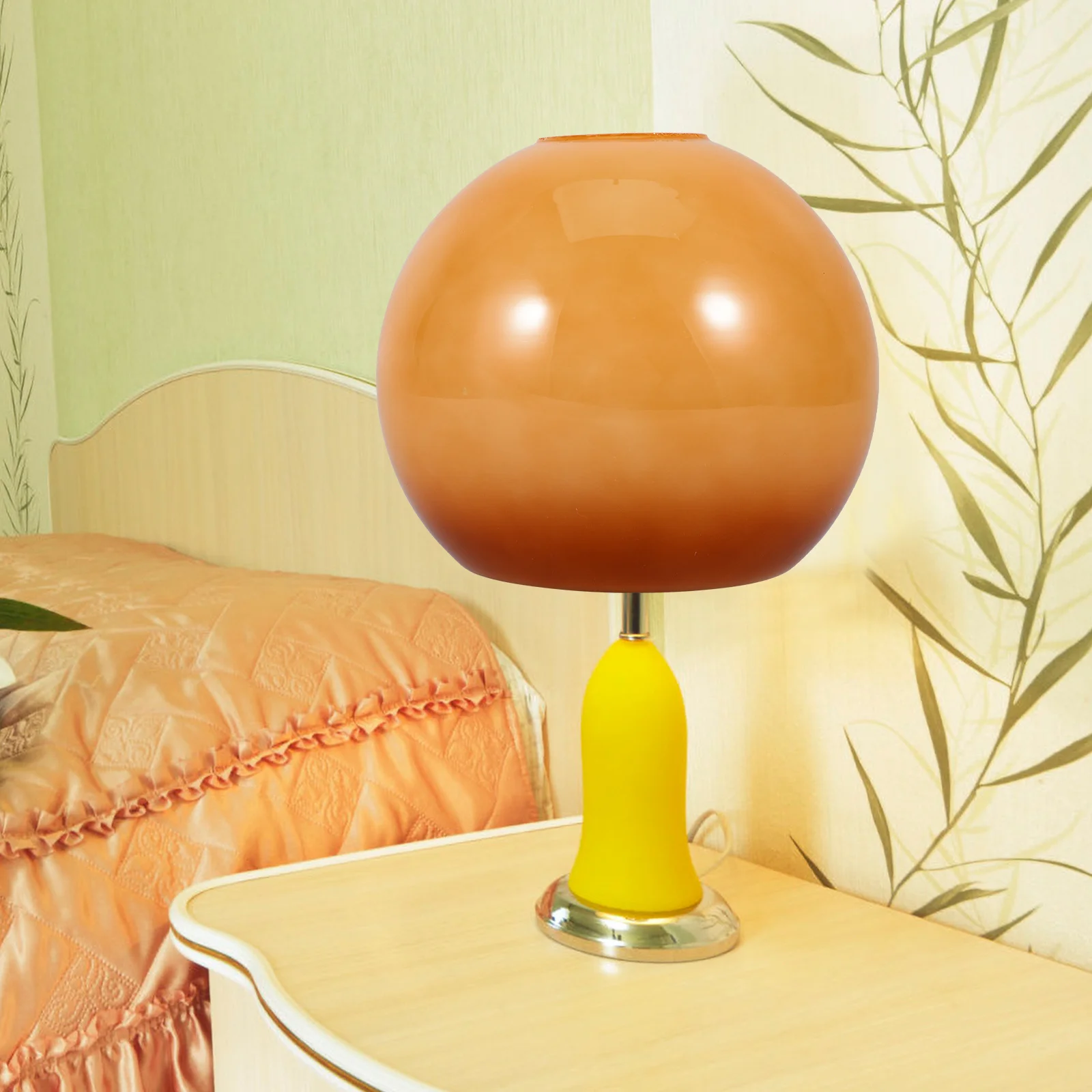 

Simple Fashionable Glass Globe Lamp Shade for Ceiling Lamp Cover Replacement Easy Install Decorative Light Fixture Upgrade