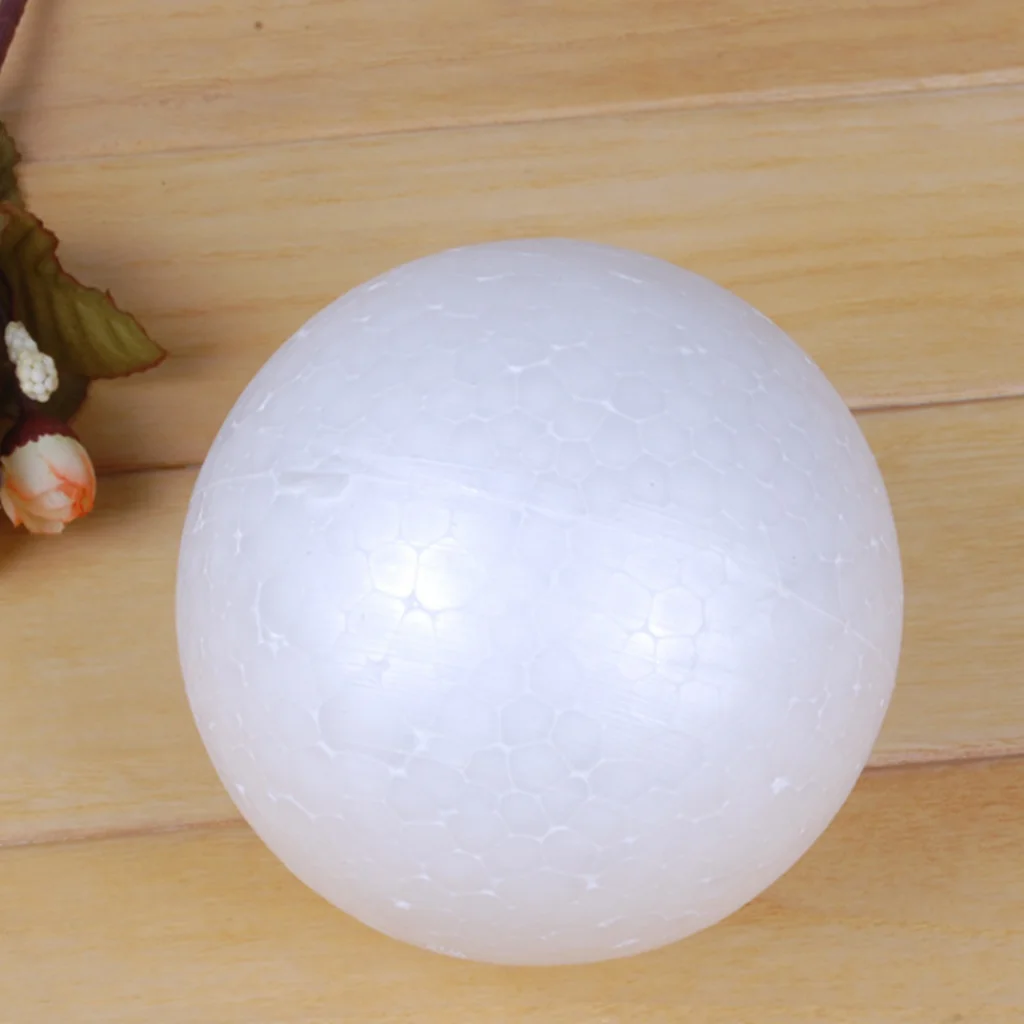 Large Foam Ball 12 Cm Styrofoam Sphere Polystyrene Craft Base Smooth Round Foam for Creative DIY Wedding and Holiday Decor view 6