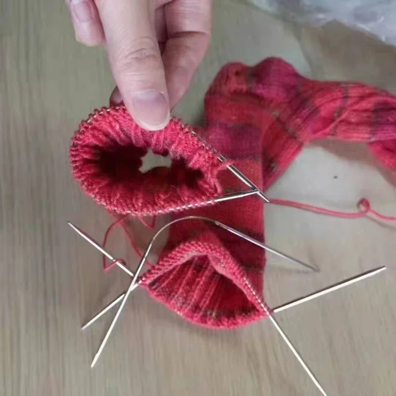 Circular Knit Needles 3pcs Knitting Metal Cable Circular Knitting Needles Set Knitting For Babies Sleeves Socks Accessories