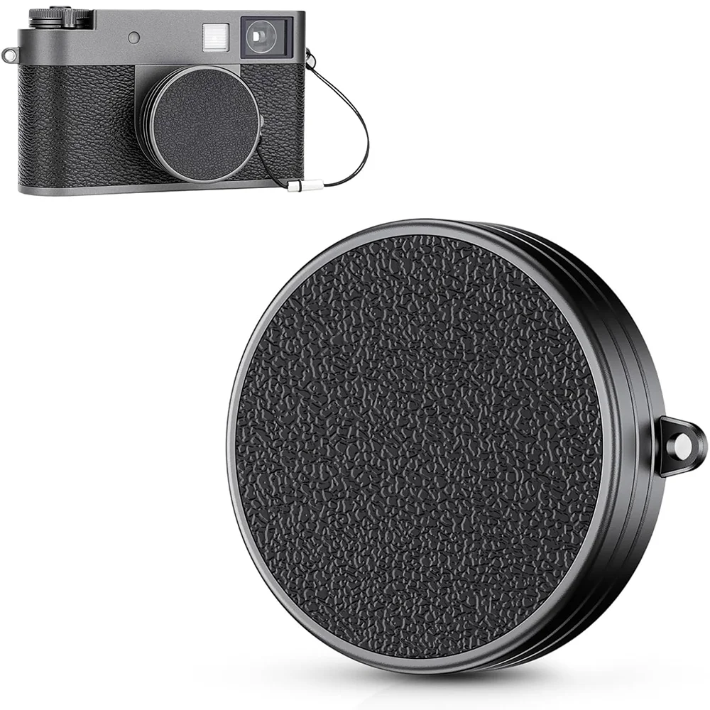 

JJC Aluminum Lens Cap for Fujifilm X Half Lightweight Camera Len Cover Thumb Grip L-Shaped Hand Grip Fujifilm X Half Accessories