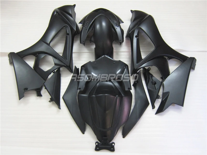 ABS plastic fairing kit for Suzuki GSXR1000 07 08 matte black fairings set GSXR1000 2007 2008 IU25