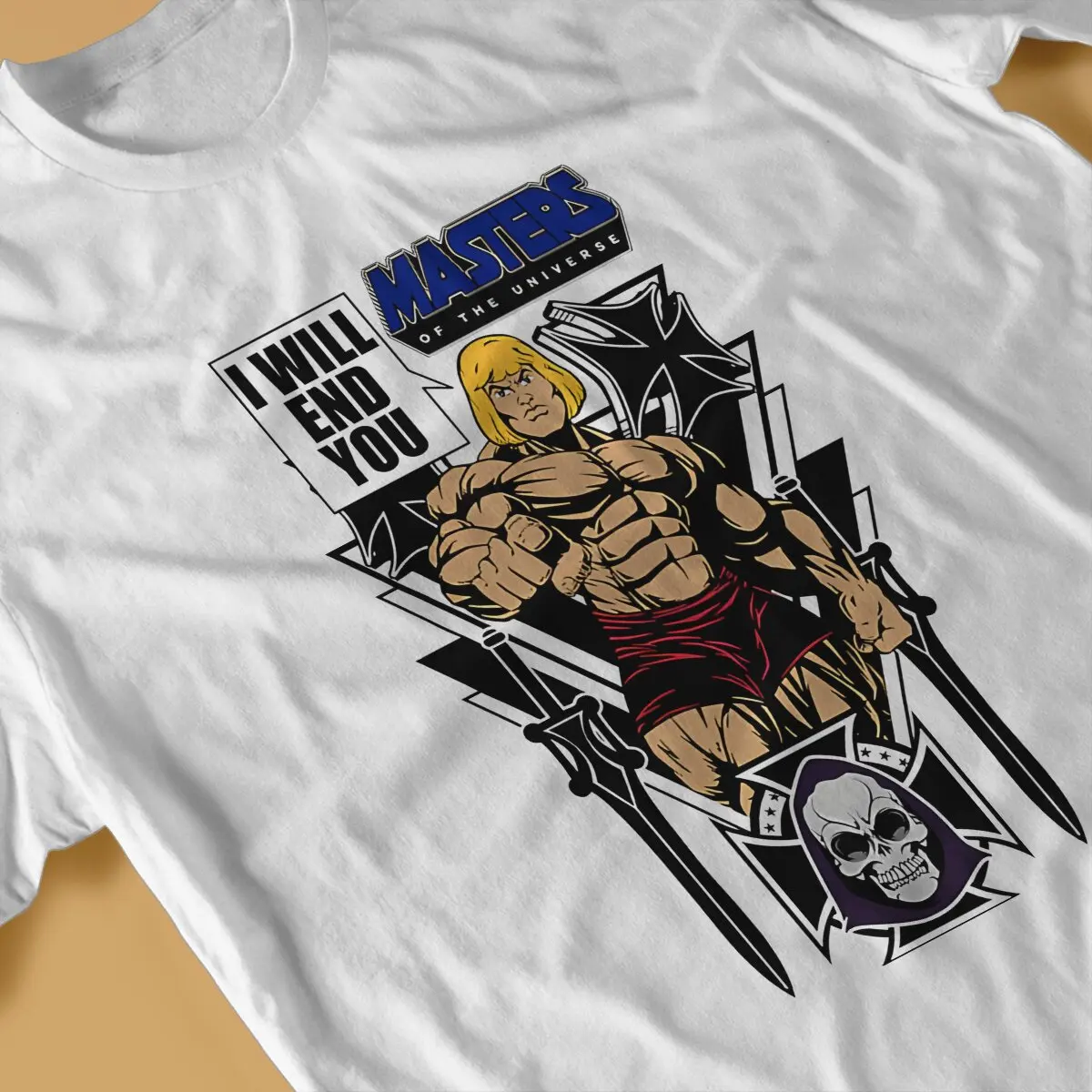 Casual The End T-Shirts Men 100% Cotton T Shirts He-Man And The Masters Of The Universe Short Sleeve Tees Unique Clothing