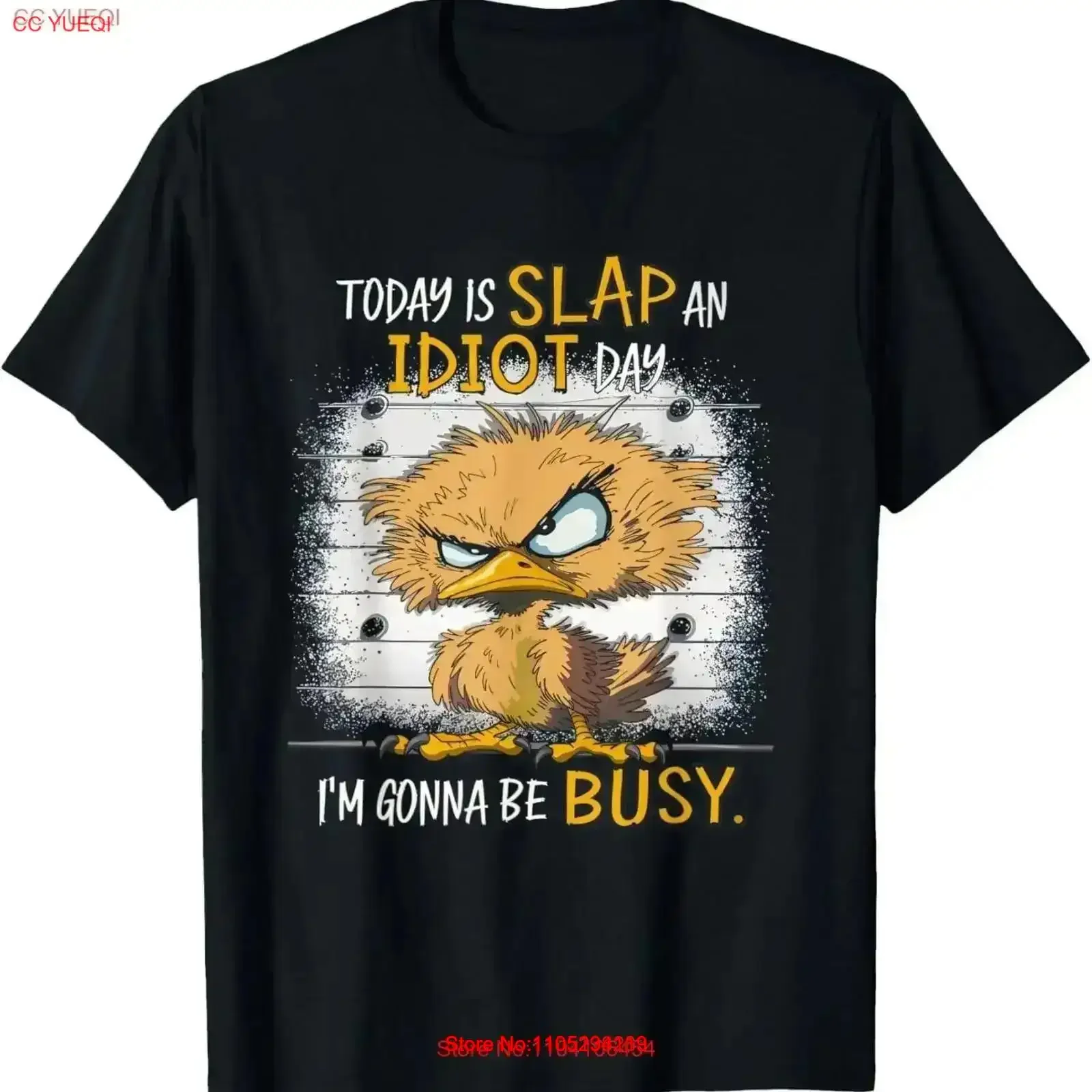 Today Is Slap An Idiot Day I m Gonna Be Busy Funny Quote thanksgiving T Shirt vintage Washed Casual Stylish homme vintage