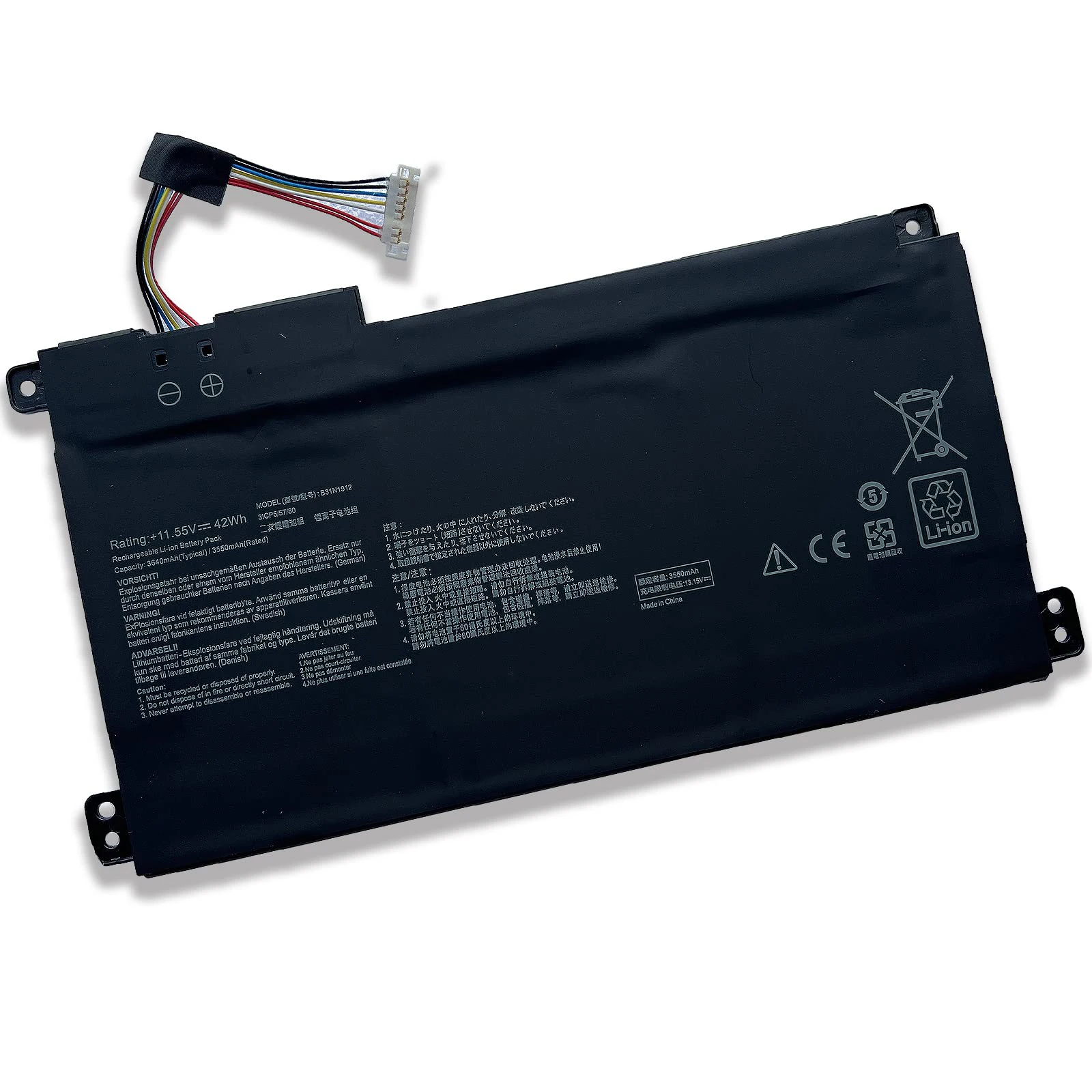 B31n1912 C31n1912 Batterij Voor Asus Vivoboek 14 E 410M E410ka E510ka E510ma L410ma L510ma F414ma E410KA-EK037WS E410MA-BV1312WS