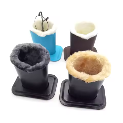 Fashion Portable Glasses Box Eyeglass Holders Glasses Case Sunglass Stands Brush Pot