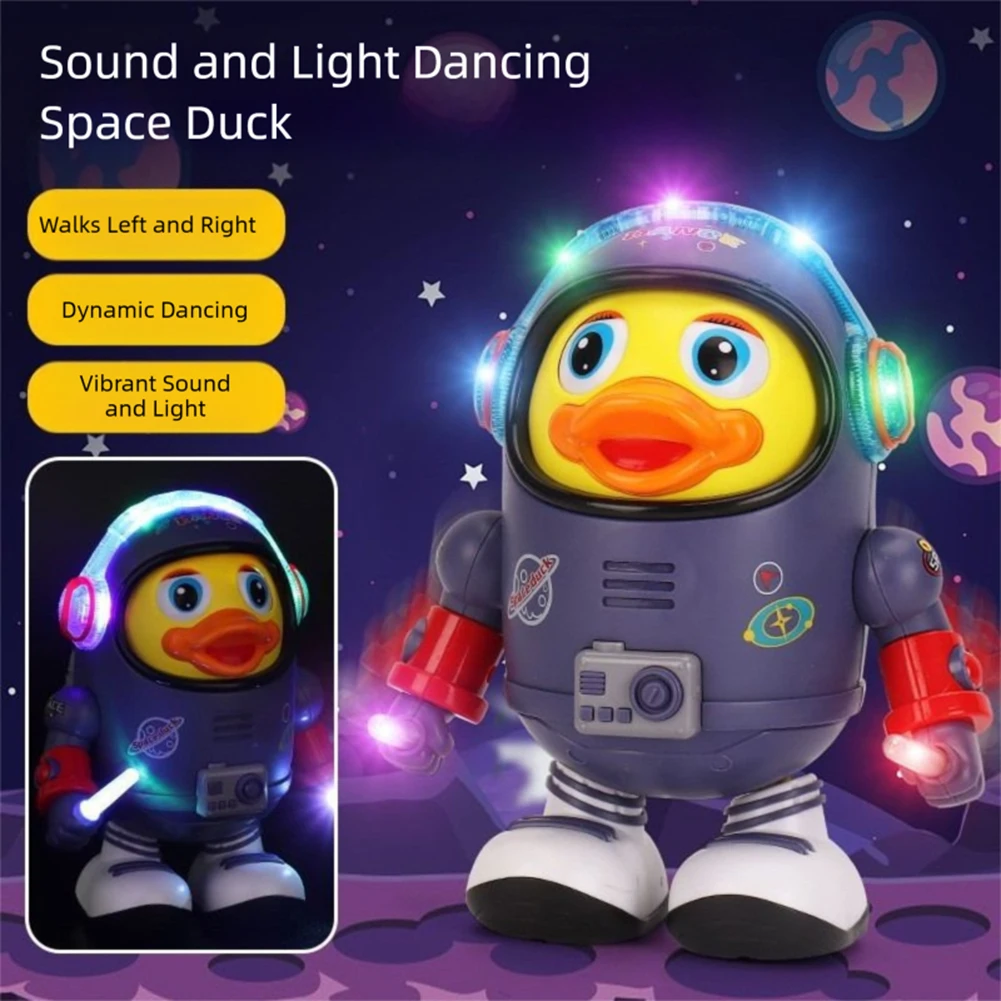 Dancing Space Ducks Zabawa z muzyką, 1-3-latka Edukacyjna interaktywna Waddling Ducks Space Projekt dla dzieci