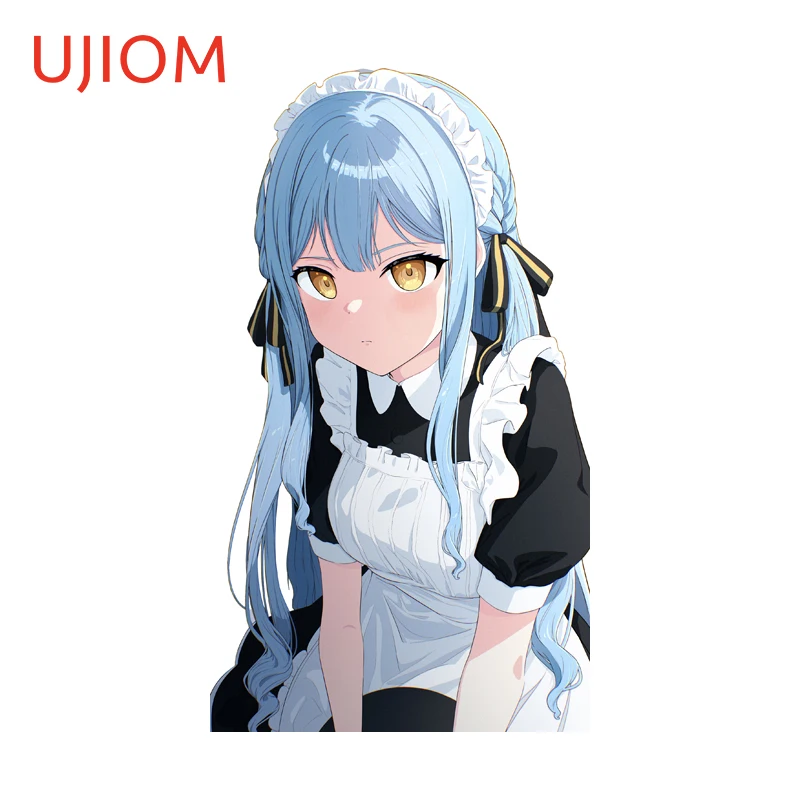UJIOM Sakiko Togawa Maid Uniform Wall Sticker Fashionable Exquisite Attractive Sunscreen PVC Decal Adhesive Art DIY Home Decor