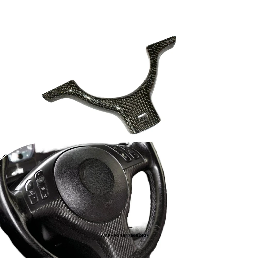 

E46 M3 Carbon Fiber Steering Wheel Cover Trim forBMW