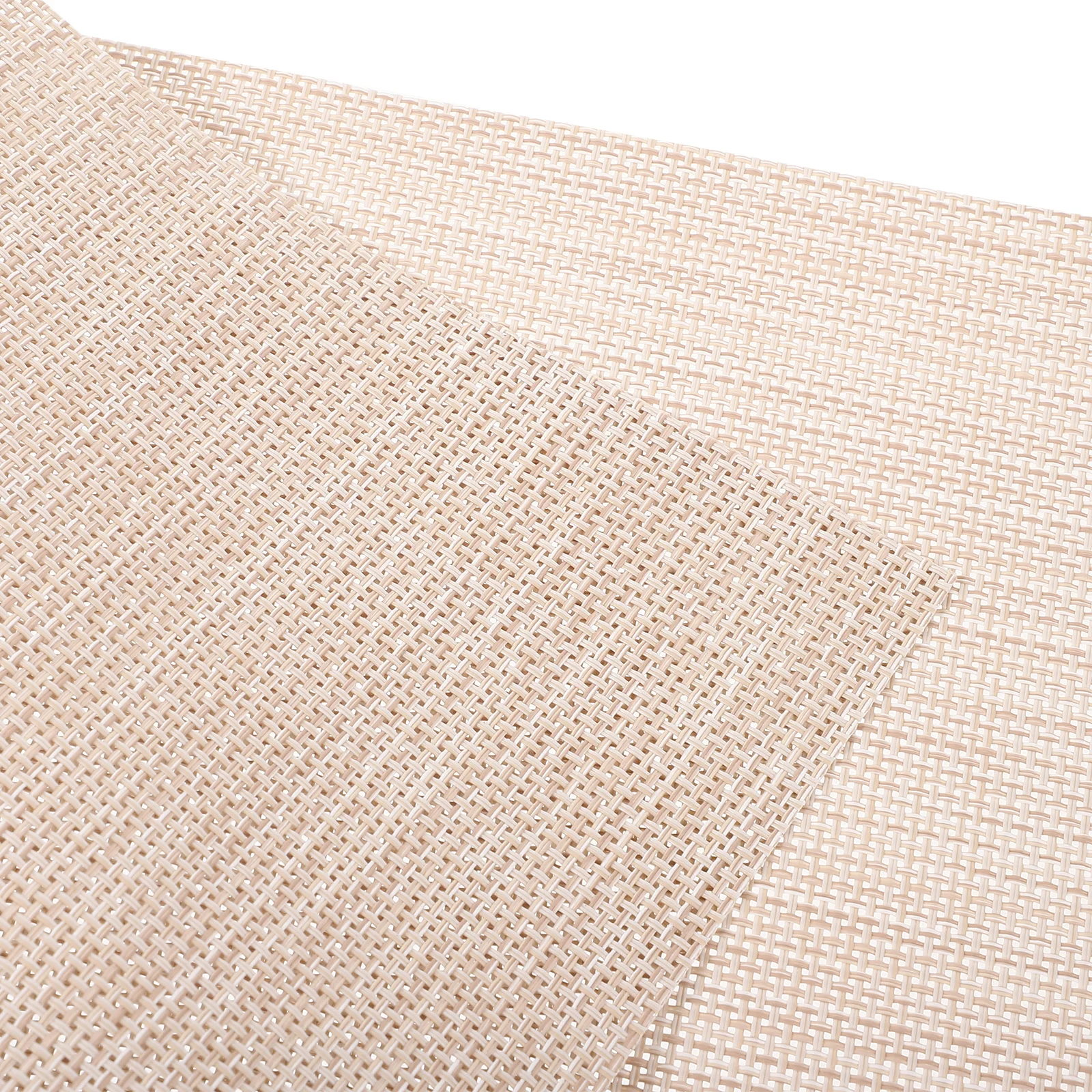 

6Pcs PVC Placemat Non-Slip Foldable Heat Resistant Rectangular Table Mats for Dining Room Home Restaurant Use PVC Place Mat