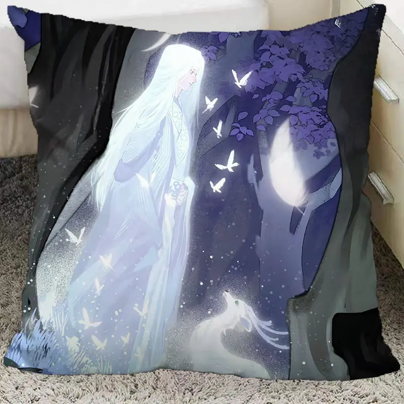 Zuo- ci Yuan المخدة راديو الدراما الرسوم المتحركة الطرفية المخدة رمز اسم يوان عنبر النوم على السرير المخدة #4