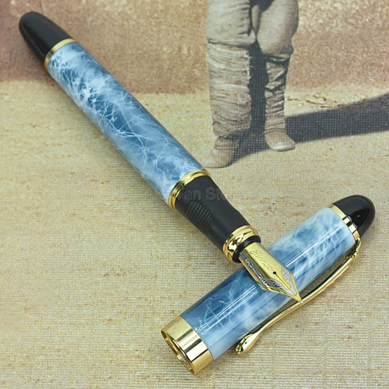 

Перьевая ручка Jinhao X450 Iraurita, отличная, золотая, 18 KGP, 0,5 мм, среднее перо, цельнометаллическое, многоцветное, на выбор, лучшие канцелярские принадлежности