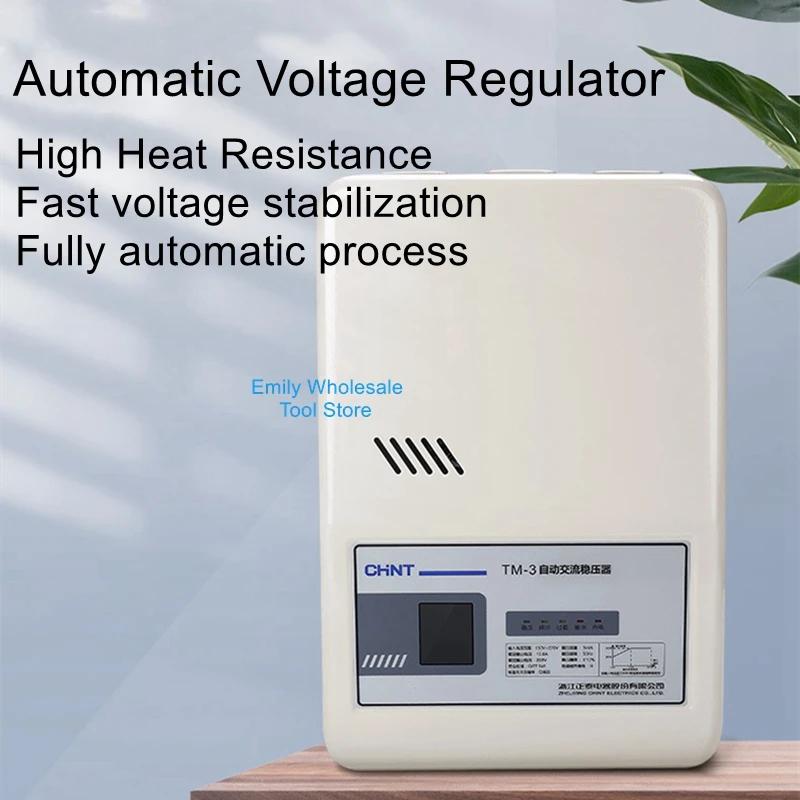 

220V household high-power automatic air conditioning single-phase desktop wall-mounted TM-500W 1KW voltage regulator