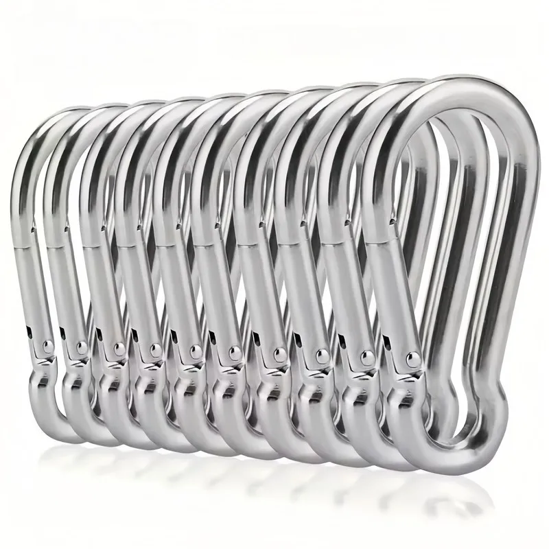 21 pcs M5 Keychain Carabiners with Strong Load Capacity, ideal for Backpack Attachment and Daily Carry Accessories
