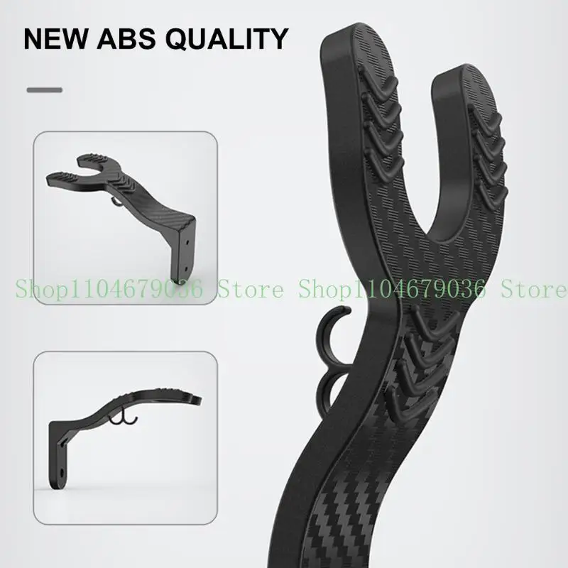 652F Kitchen Cabinet Shelf Helmets Storage Hook Easy Installation Wall Mounted Rack Suitable for Motorcycle Gear and Jackets