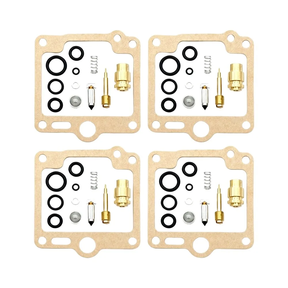 4Pcs Carburetor Repair Kit Gaskets O Rings Nozzles For XJR1300 RP02 1998-2001 XJR1200 1994-1998 Motorcycle Parts