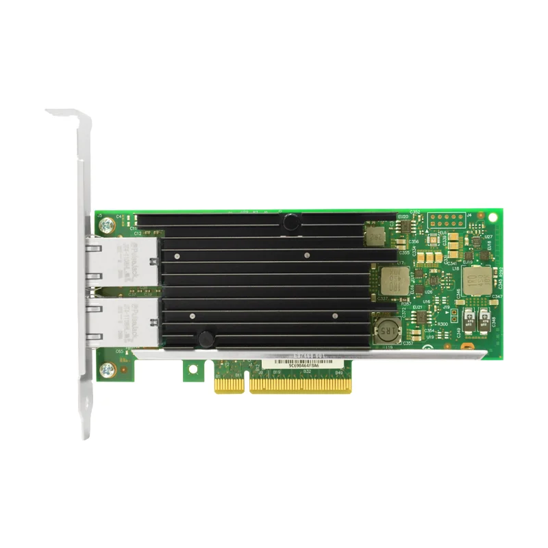Новая сетевая карта X540-T2 10 Гбит/с, 2-портовый RJ45, медь PCIe 2.1 x8 NIC, набор микросхем Intel X540AT2, низкий профиль и полная высота