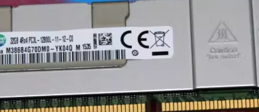 

For SAMSUNG 32GB 4Rx4 1600 MHz PC3L-12800L ECC LRDIMM RAM M386B4G70DM0-YK0 1.35V