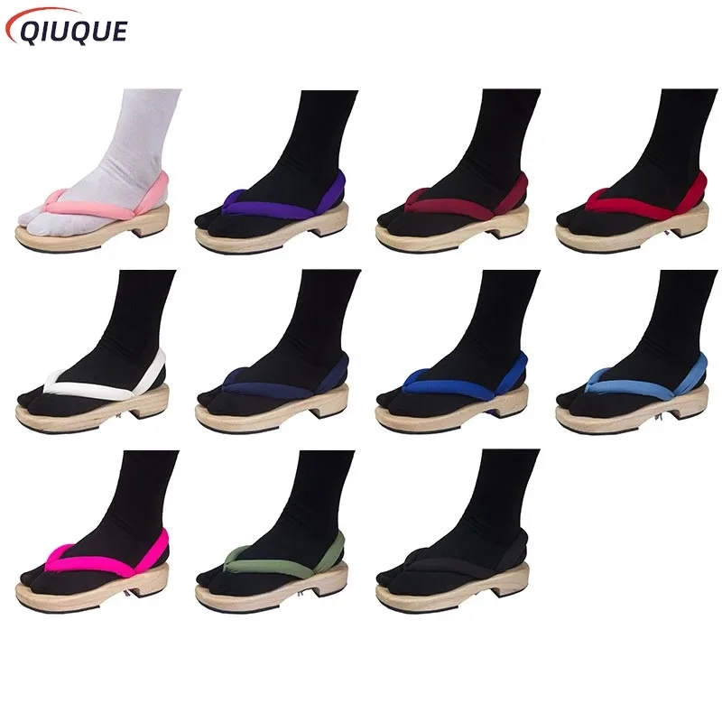 

XT81 Pair Anime Cosplay Shoes Tanjirou Nezuko Zenitsu Giyuu Shinobu Kyoujurou Muichirou Mitsuri Sandals Geta Clogs Flip FloXT6@!