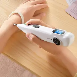 Stylo électrique d'acupuncture, outil de massage, thérapie des méridiens, soins, point masseur, USB