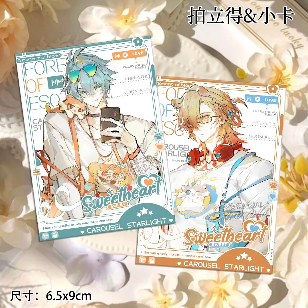 cartoes-de-visita-anime-phainon-mydei-polaroid-honkai-star-rail-produtos-para-medicos-material-de-escritorio-colecao-de-photocards-de-desenhos-animados