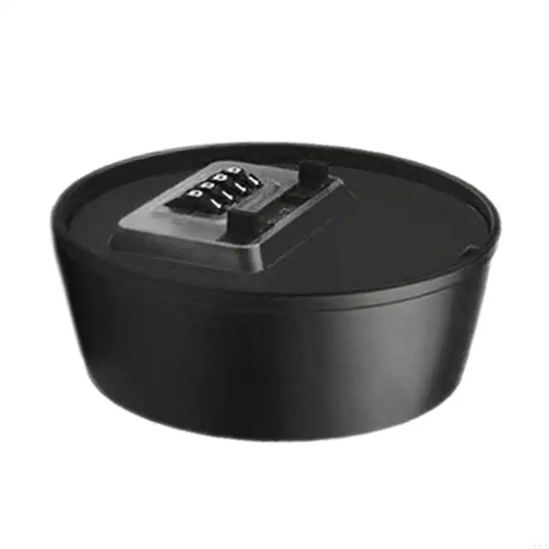 Decorative Safe Box with Code for Key Cash Multipurpose Jewelry Storage Box Money Container with Secret Compartment N2UD