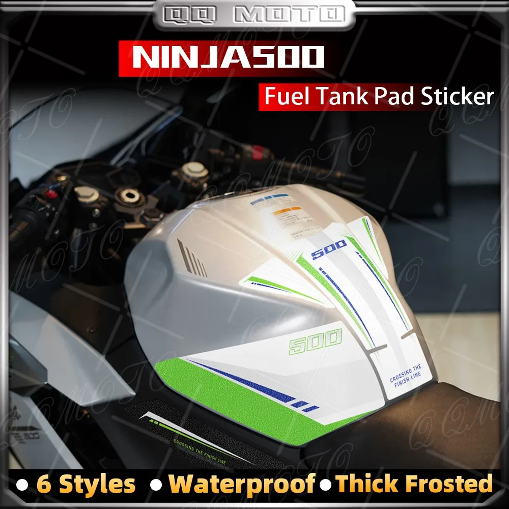 

Motorcycle Accessories Thick Frosted Fuel Tank Sticker Protector Traction Pad Decals For ninja 500 se Ninja 500 NINJA 500 2024