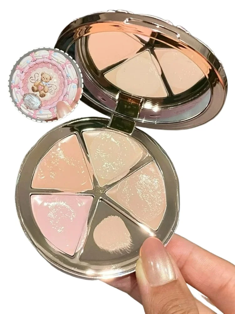 Flower Knows The Sweetie Bear Collection Concealer Lightweight Smooth Cover Black Eye Circles Acne Marks Brighten 4Color Makeup